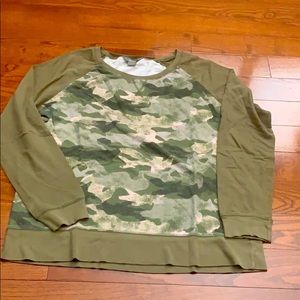 Sweatshirt Army Green camouflage